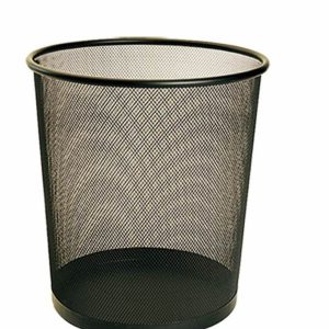 CESTO SABLON MALLA METALICA REDONDO NEGRO 8055NE-0