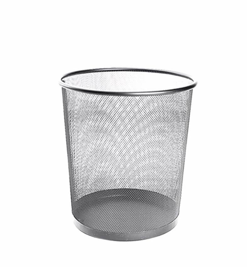 CESTO SABLON MALLA METALICA REDONDO GRIS 8054GR-0
