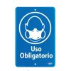 SEÑAL USO OBLIGATORIO MASCARILLA 22.8x15.2 NO.7843 -0