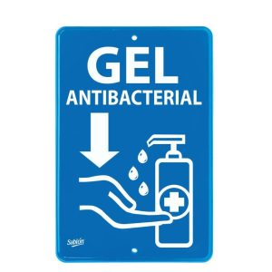 SEÑAL GEL ANTIBACTERIAL 22.8x15.2 NO.7850-0
