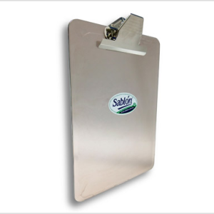 TABLA AGARRAPAPEL SABLON CARTA B/PLASTICO HUMO 3316HU-0