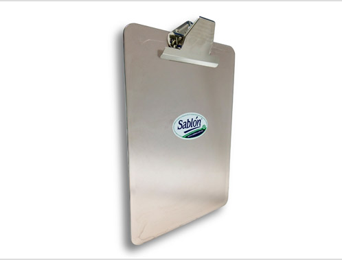 TABLA AGARRAPAPEL SABLON CARTA B/PLASTICO HUMO 3316HU-0