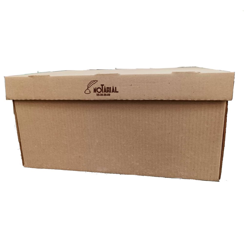 CAJA ARCHIVO MUERTO NOTARIAL OFICIO LARGA 25X35X60 CARTON-9407