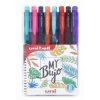 BOLÍGRAFO UNI-BALL SIGNO GEL 0.7MM C/8 COLORES UMN155CS8 *-0