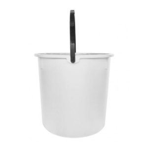 CUBETA SABLON 13 LITROS RIGIDA BLANCA 9152BL-9680