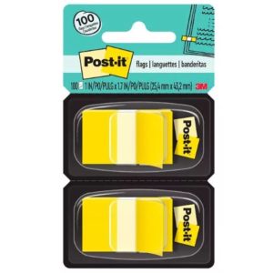 BANDERITAS POST-IT NO.680 AMARILLO 2 PACK DE 50 (100 BANDERITAS)-0