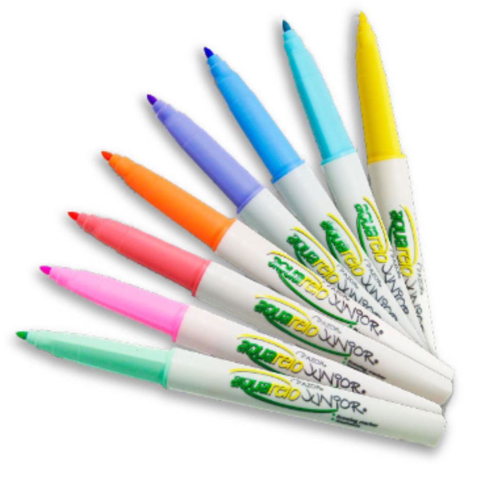 MARCADOR AZOR AQUARELO JUNIOR PASTEL CON 8 COLORES (2928P) -9662