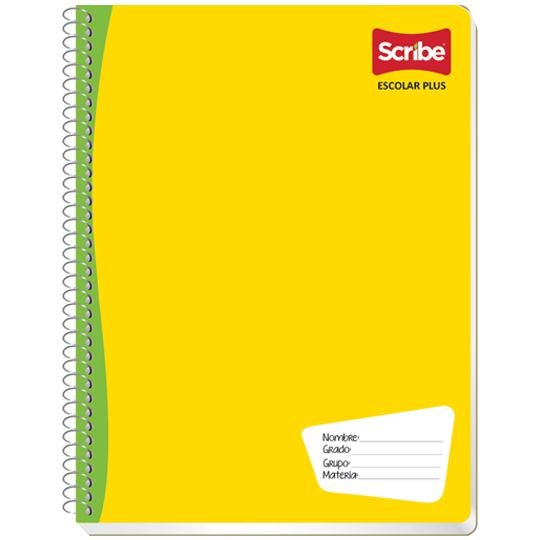 CUADERNO PROFESIONAL SCRIBE ESCOLAR PLUS BLANCO 100H 2971-0