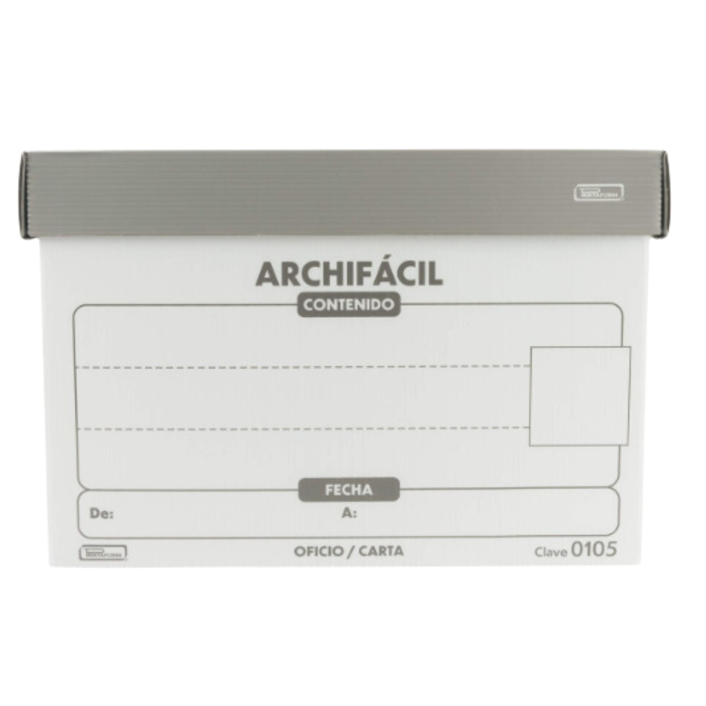 CAJA ARCHIVO MUERTO PLASTICO CARTA 36.5X30.5X25(0105)-0