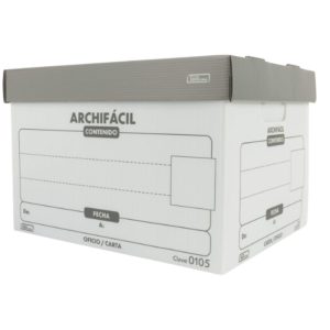CAJA ARCHIVO MUERTO PLASTICO CARTA 36.5X30.5X25(0105)-9885
