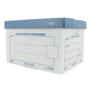 CAJA ARCHIVO MUERTO PLASTICO CARTA/OFICIO 36.50X31X25 (0108)-9888
