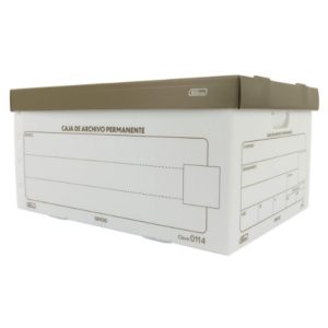 CAJA ARCHIVO MUERTO PLASTICO OFICIO 50X36.50X25 (0114)-9891