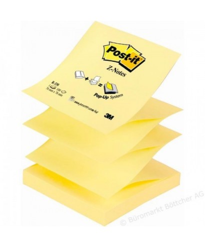 BLOCK POST-IT 3M NO.R330YW POP-UP AMARILLO 3X3 100 HOJAS-0
