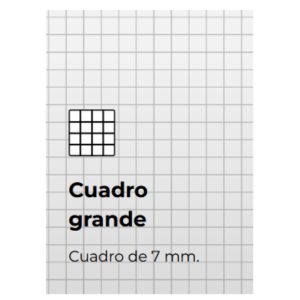 CUADERNO EJECUTIVO PRINTAFORM FRANCES CUADRO GRANDE (EJBKC7-C)-9911