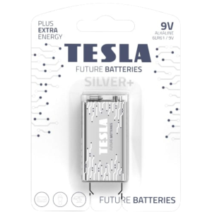 PILA TESLA SILVER+ CUADRADA 9V *