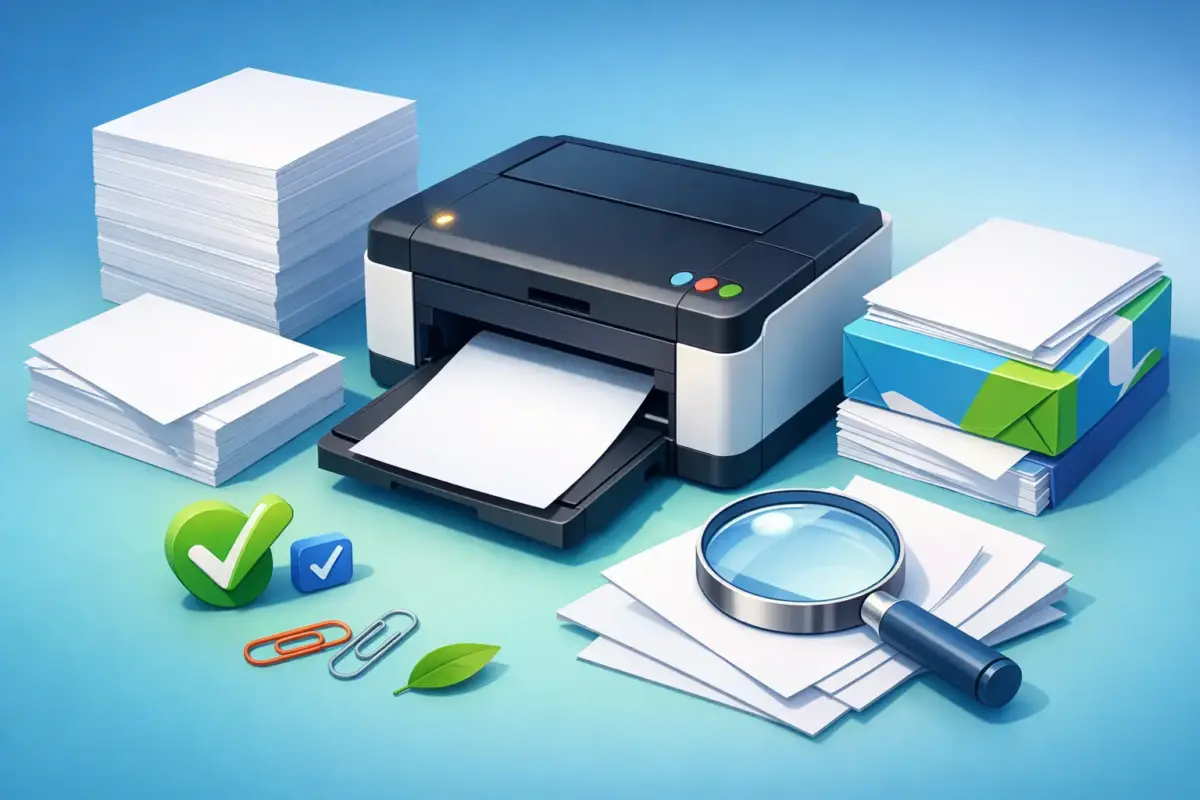 Comprar hojas para impresora sin fallar
