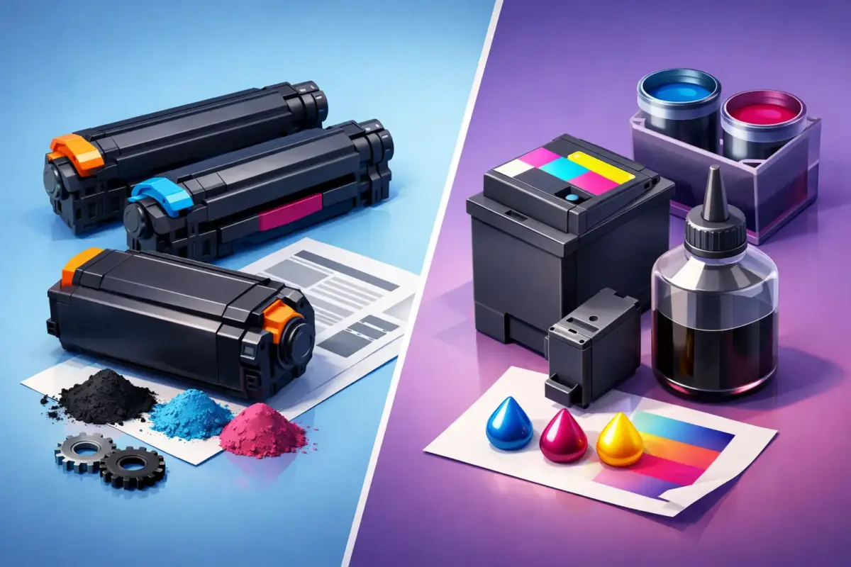 Diferencia entre toner y tinta ¿cuál te conviene?
