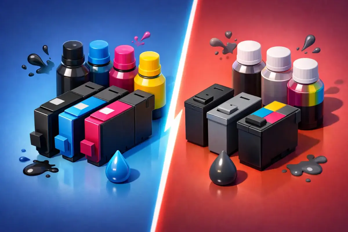 Tinta original vs genérica: cuál conviene