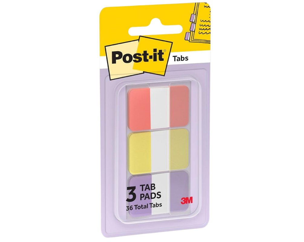 BANDERITAS POST-IT RIGIDAS WARM PASTEL (NO.686-SUN) *