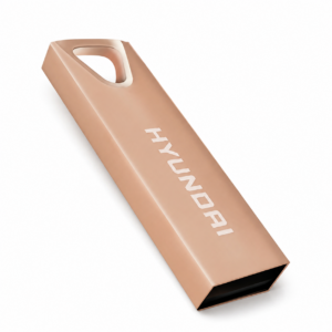MEMORIA USB HYUNDAI 32 GB ORO ROSA DELUX 2.0 (U2BK/32GARG) *