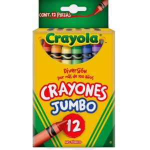 CRAYON CRAYOLA CJA C/12 JUMBO 52-0312 *