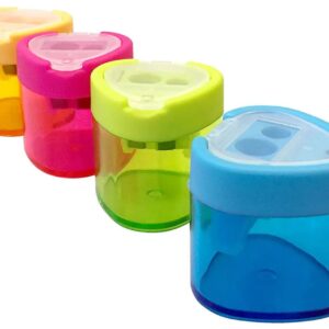 SACAPUNTAS BARRILITO CON DEPOSITO DOBLE PIEZA (SPT36) *