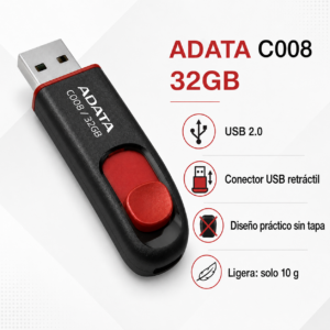 Alternative view of MEMORIA USB ADATA 32GB AC008-32G *