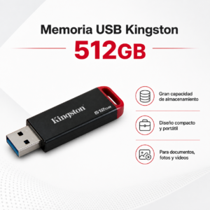 MEMORIA USB KINGSTON 512GB *