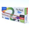 BOLIGRAFO AZOR PINPOINT FLOW MEDIANO 1.00MM ROJO C/12 (6930RO)*