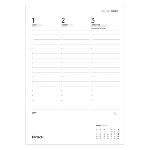 Alternative view of AGENDA FORTEC EJECUTIVA FLUTUATIONI NEGRO 2027 (AE2020)*