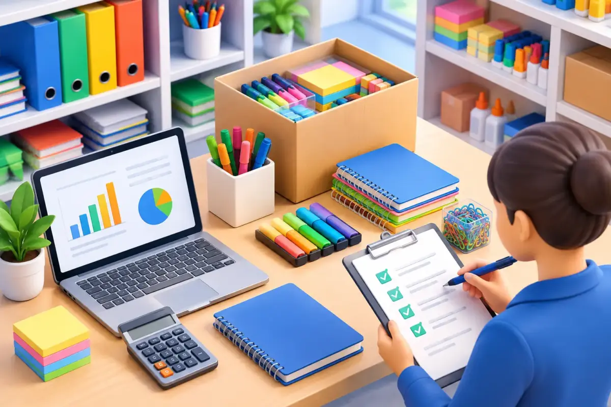 Cómo calcular inventario de papelería sin faltantes